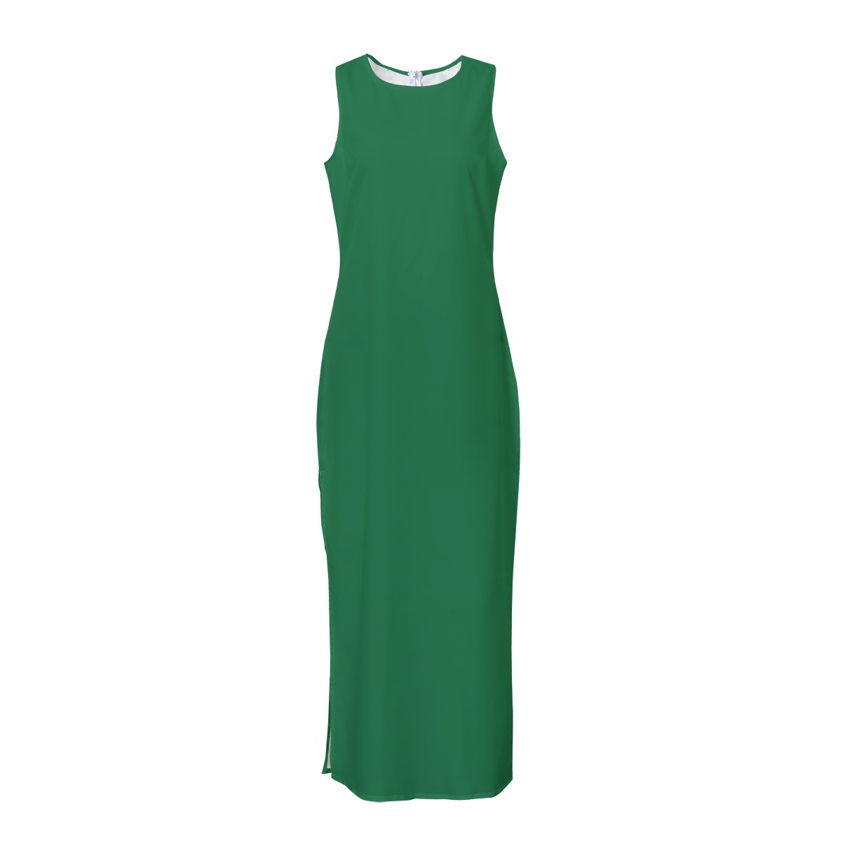 Long Chiffon Sleeveless Dress
