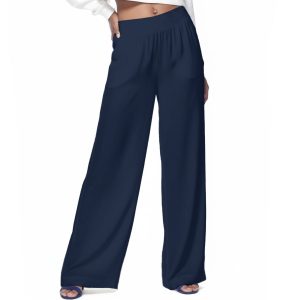 Women's Casual Wide-Leg Pants|100% Rayon