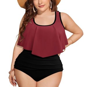 Plus Size Two-piece Swimsuit