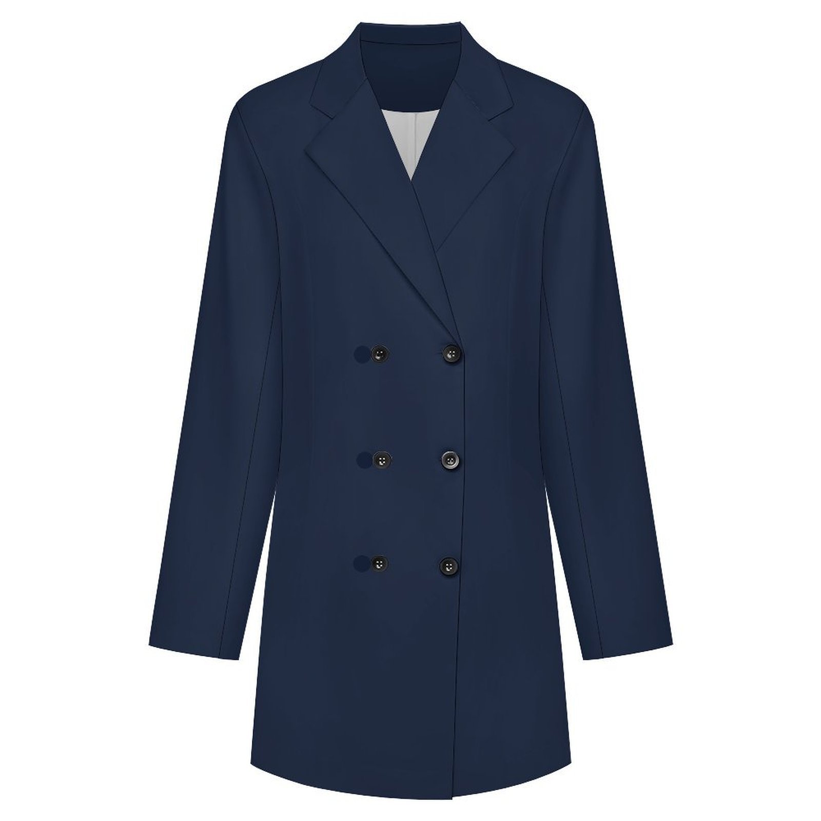 Double Breasted Waist Blazer Dress - Image 2