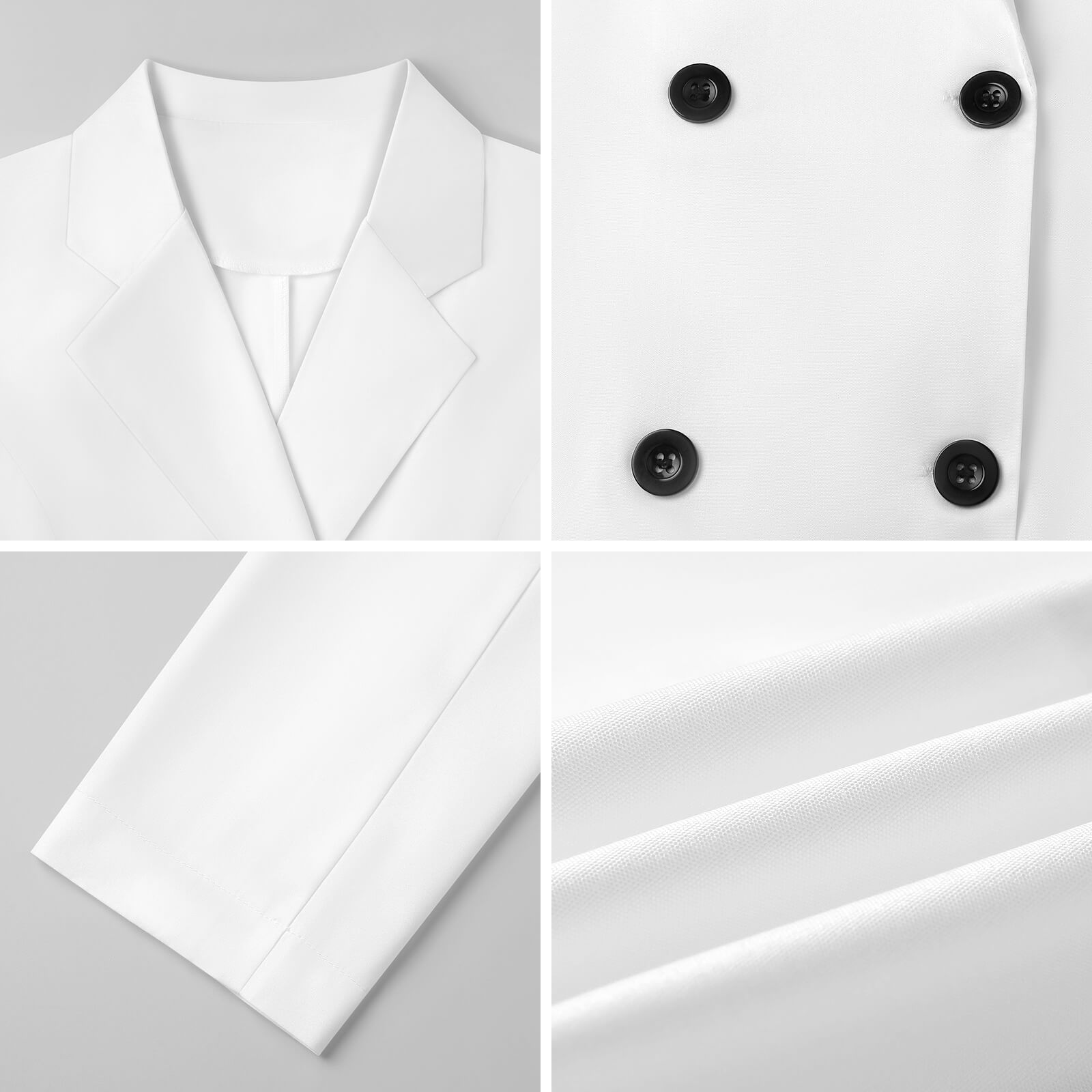 Double Breasted Waist Blazer Dress - Image 5