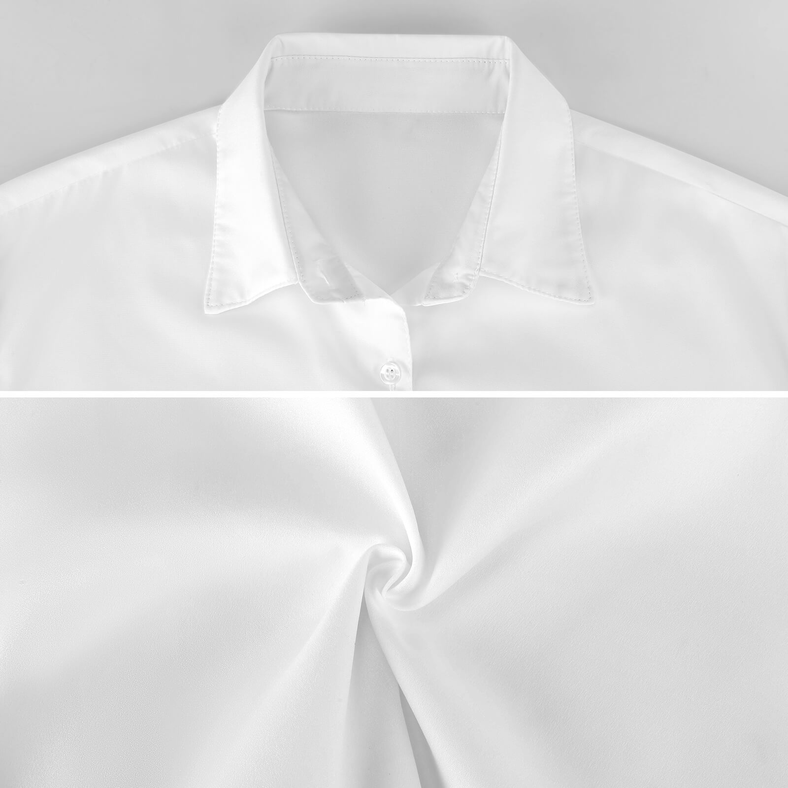 Silk Velvet Long-Sleeve Blouse - Image 5