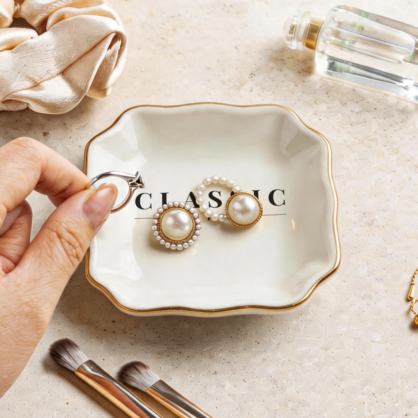 Classic Bitch Square Jewelry Dish - Image 4