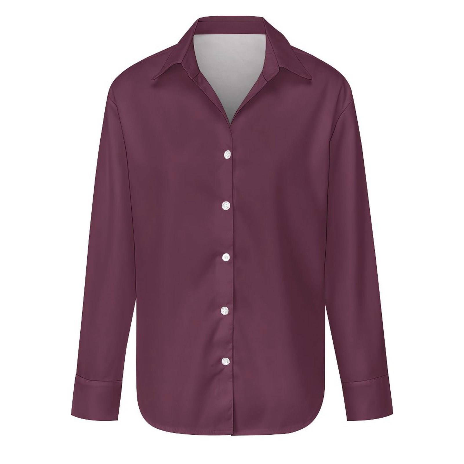 Silk Velvet Long-Sleeve Blouse - Image 2